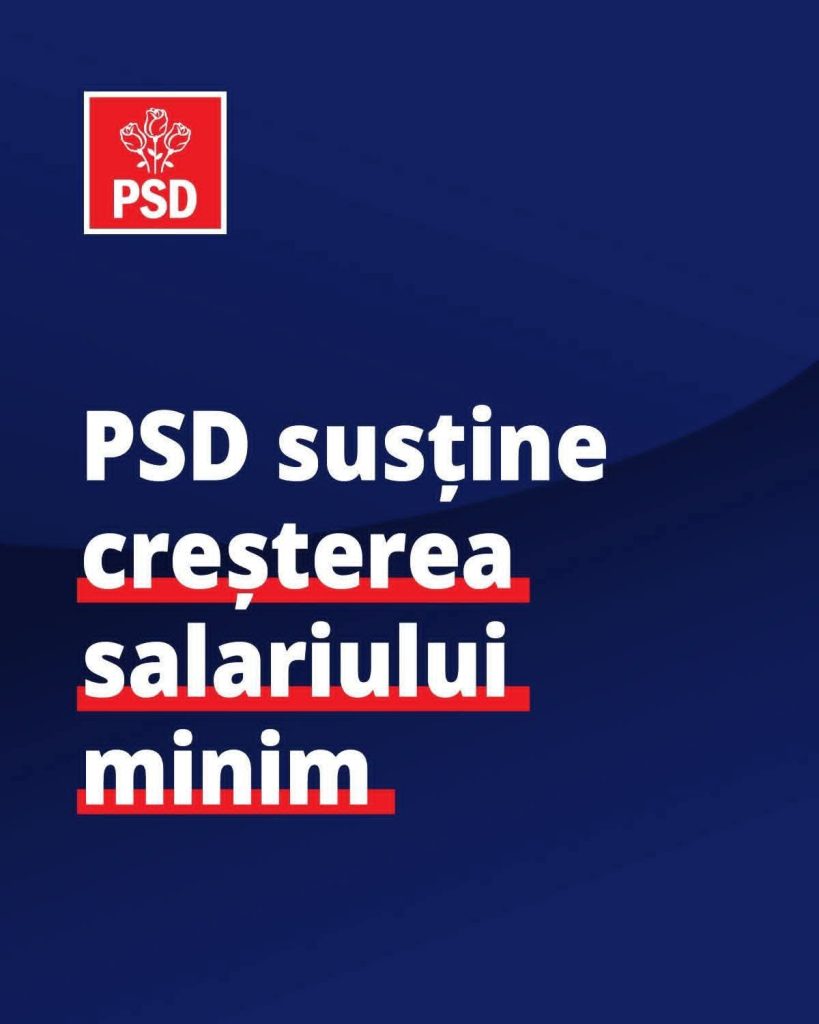 PSD susține creșterea salariului minim: Există argumente economice solide PSD susține creșterea salariului minim: Există argumente economice solide