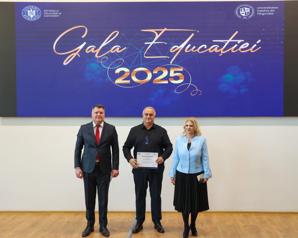 Universitatea „Valahia” celebrează excelența academică la Gala Educației 2025 Universitatea „Valahia” celebrează excelența academică la Gala Educației 2025