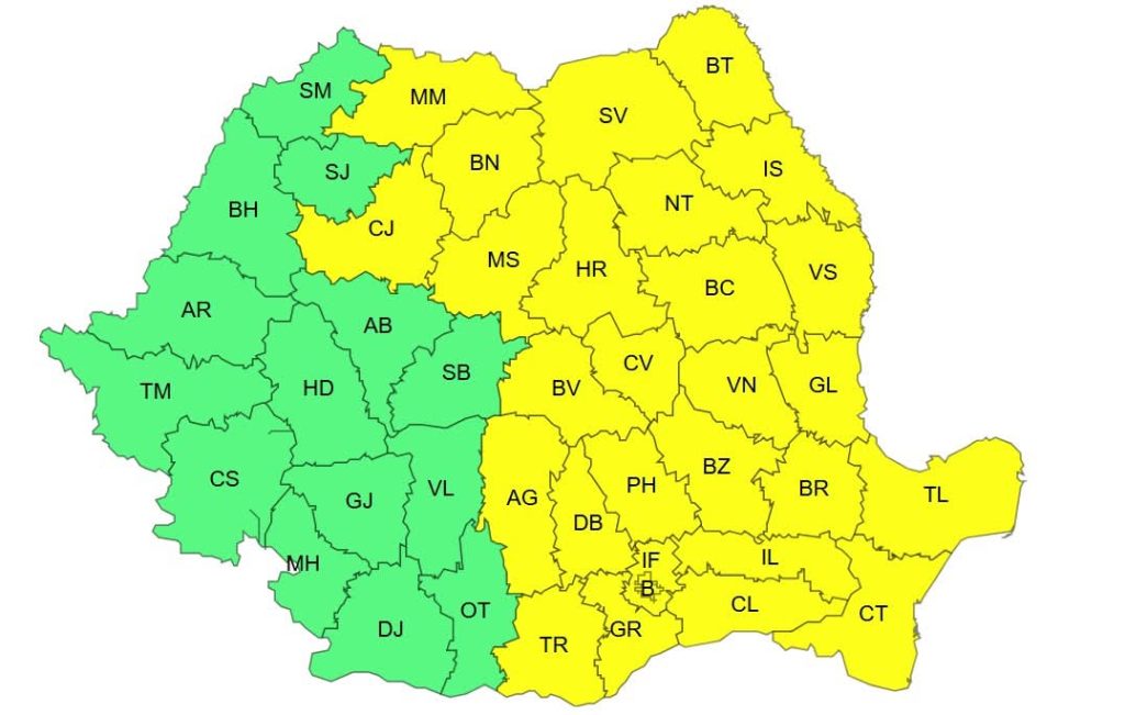 COD GALBEN DE GER ÎN JUDEȚUL DÂMBOVIȚA