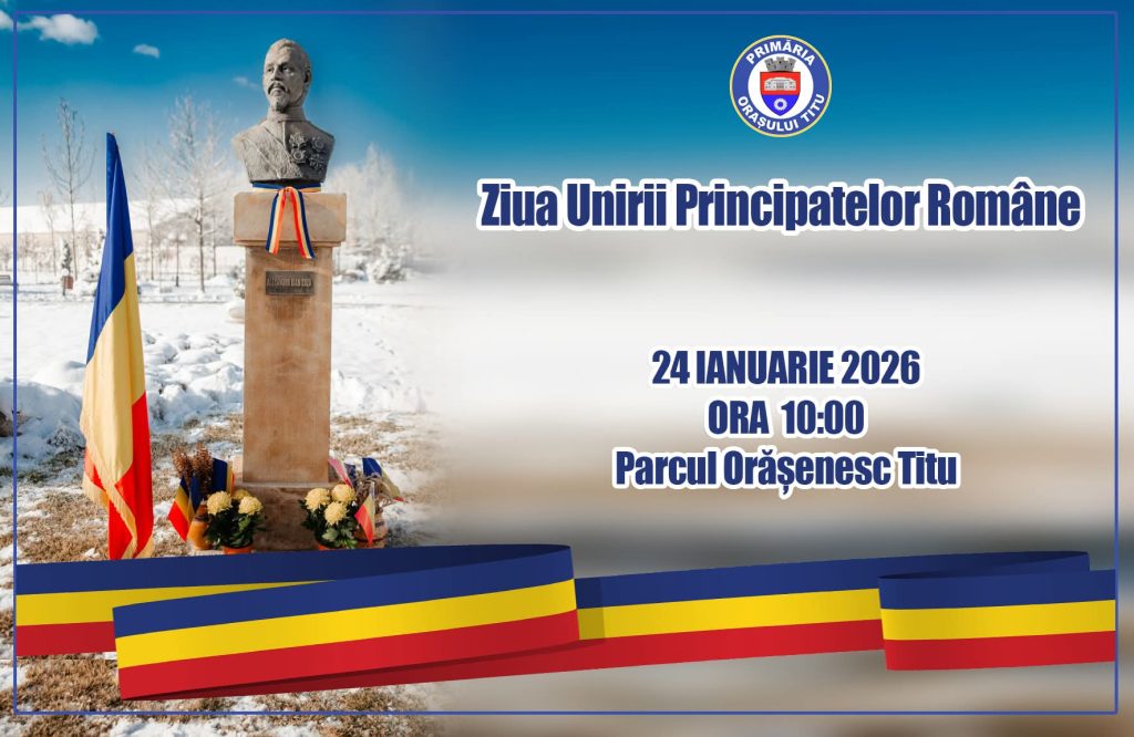 Titu sărbătorește 167 de ani de la Mica Unire Titu sărbătorește 167 de ani de la Mica Unire