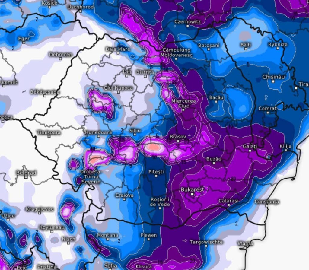 Autoritățile trebuie să fie cu arma la picior! Sudul României, sub cod portocaliu. Municipiul București, dar și SUDUL județului Dâmbovița, în alertă