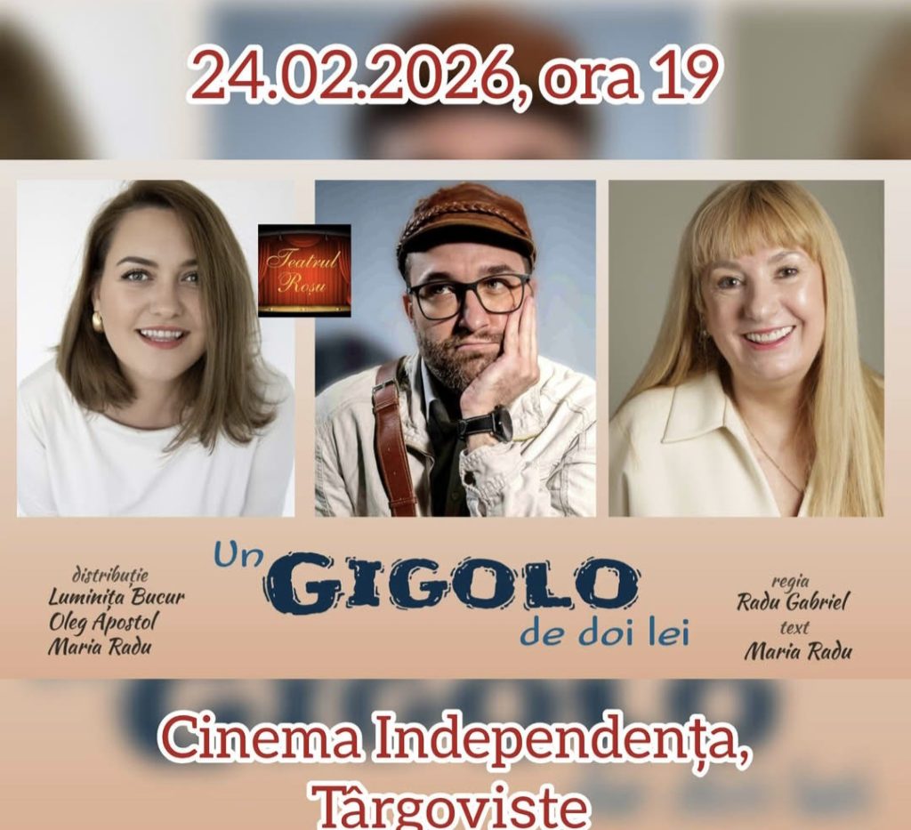 Spectacol de comedie la Târgoviște: „Un gigolo de 2 lei”