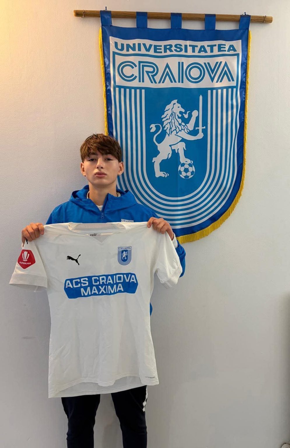 Vladi Cristescu, prodigiu de la Voința Crevedia, semnează cu Universitatea Craiova! 