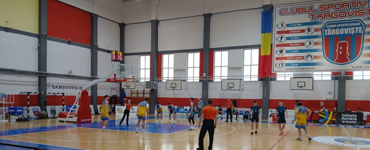 Victorie importantă pentru CSU Târgoviște în Play-off-ul Ligii 1 la baschet masculin