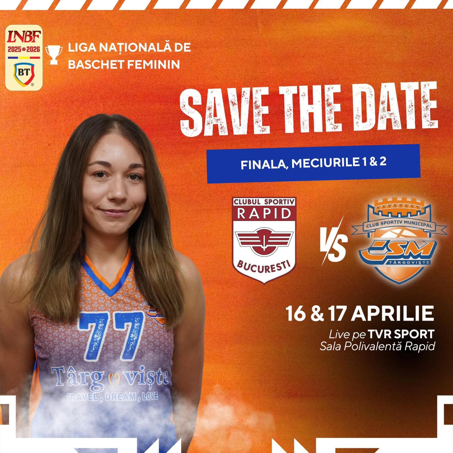 Finala începe la București! CSM Târgoviște luptă pentru trofeu