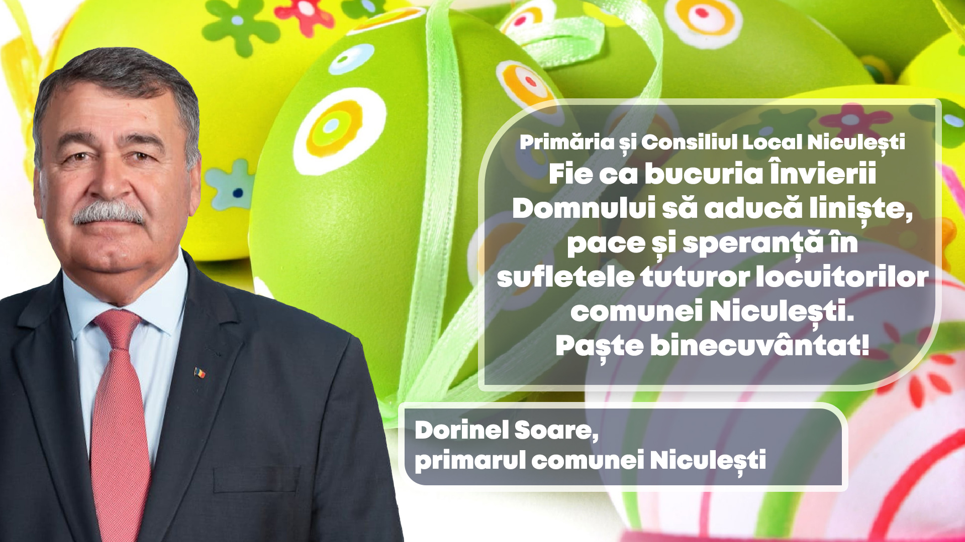 Dorinel Soare, primarul comunei Niculești