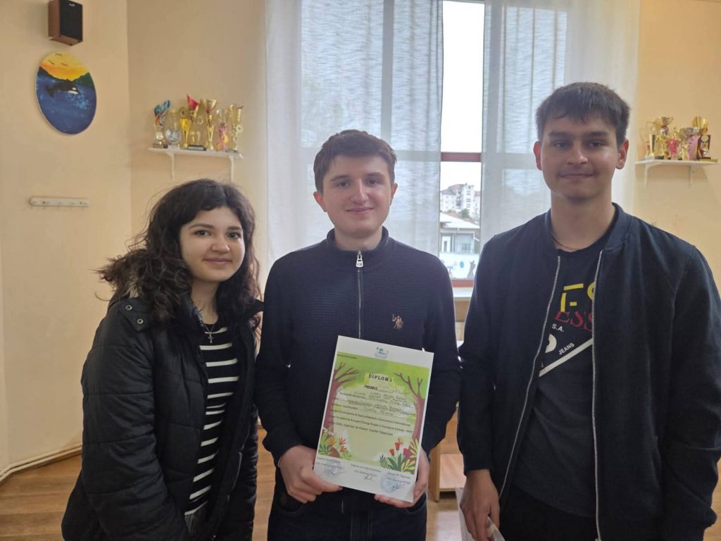 Echipa câștigătoare a etapei județene a Concursului „Tineri în Pădurile Europei”