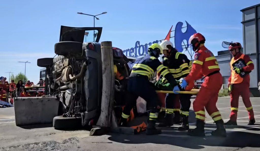 ISU Dâmbovița, performanță de top la competiția zonală de descarcerare și prim ajutor