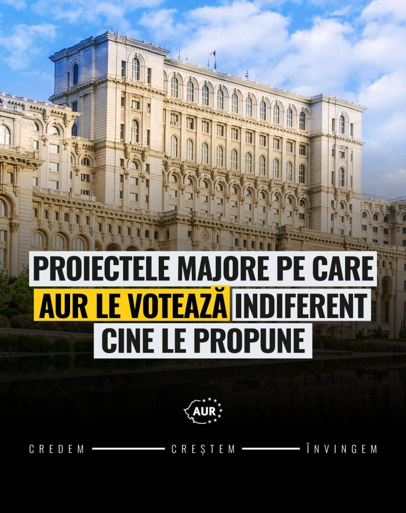 AUR anunță 10 proiecte majore pentru reformarea statului și redresarea economică