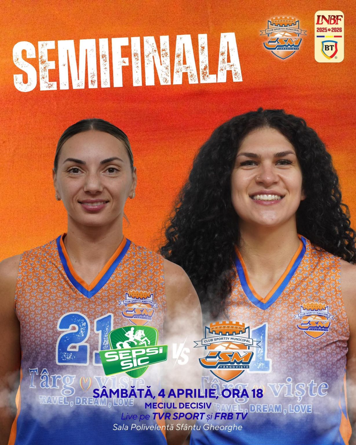 Meci decisiv astăzi pentru CSM Târgoviște! Calificarea în finală se joacă la Sfântu Gheorghe