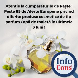 Peste 85 de alerte europene pentru parfumuri și ape de toaletă în ultimele 3 luni