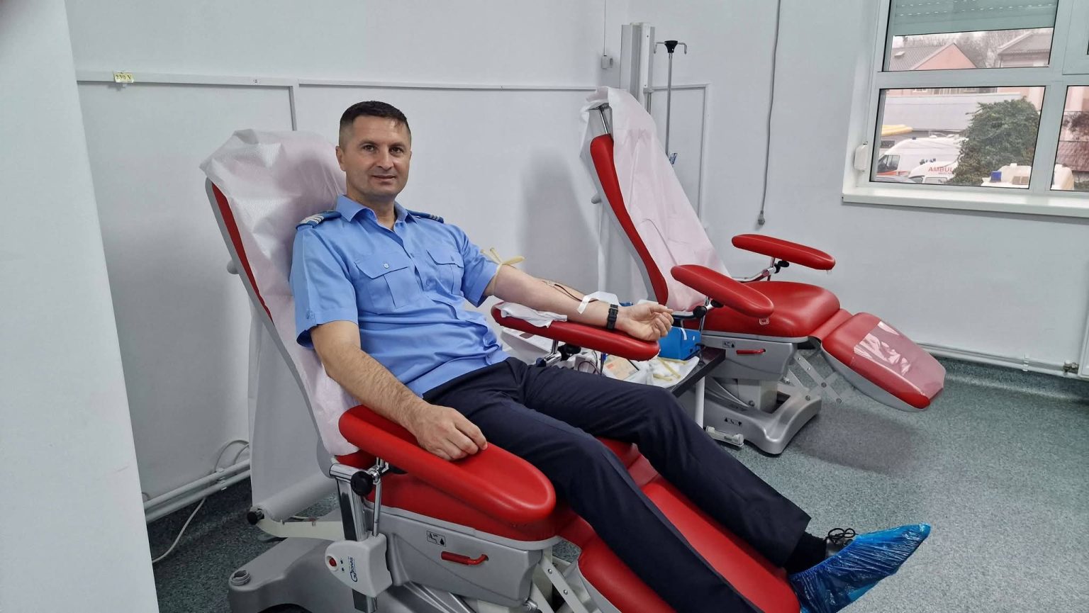 Eroi în uniformă: jandarmii dâmbovițeni au răspuns apelului pentru viață