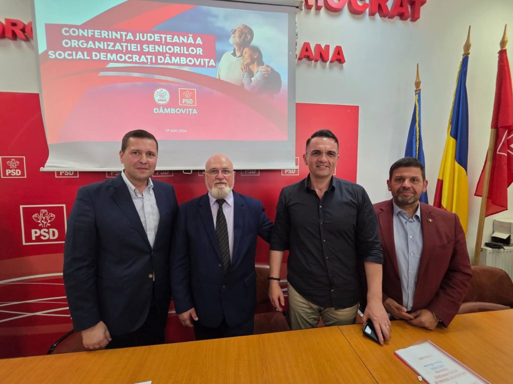 Dumitru Barbu, reconfirmat la conducerea pensionarilor social-democrați din Dâmbovița. Mesaj de susținere din partea lui Corneliu Ștefan Dumitru Barbu, reconfirmat la conducerea pensionarilor social-democrați din Dâmbovița. Mesaj de susținere din partea lui Corneliu Ștefan