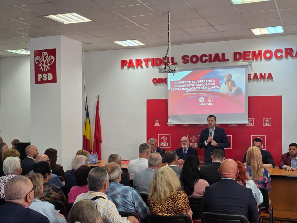 Dumitru Barbu, reconfirmat la conducerea pensionarilor social-democrați din Dâmbovița. Mesaj de susținere din partea lui Corneliu Ștefan