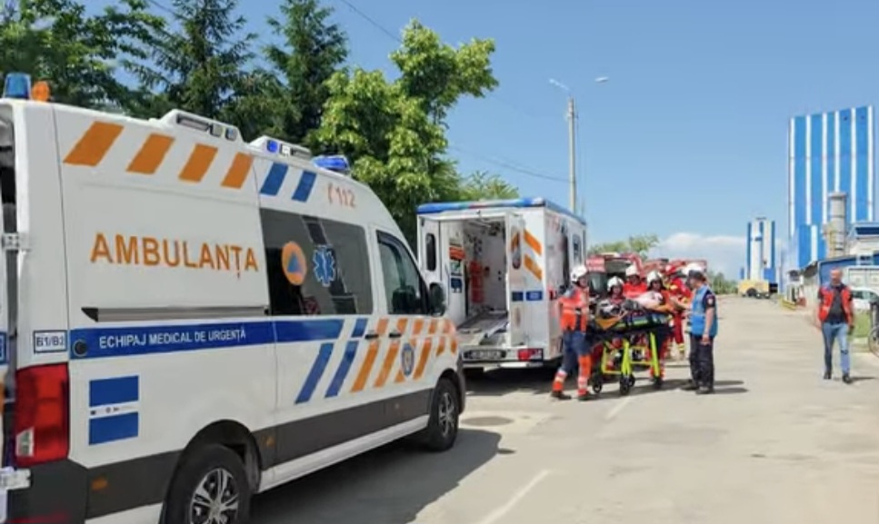 Exercițiu de amploare la Târgoviște! Scenariu cu explozie de hidrogen, incendii și victime multiple