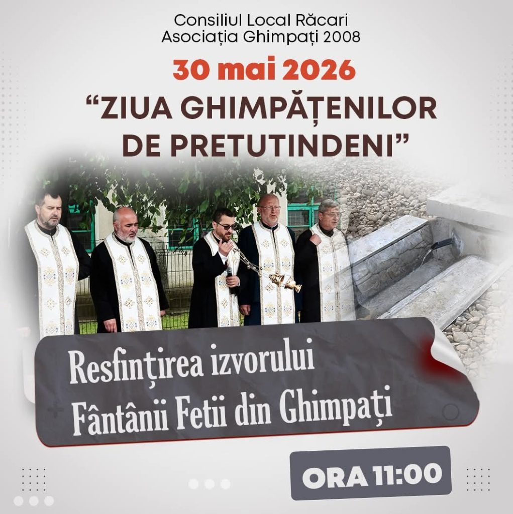 Ghimpați: „Fântâna Fetii” va fi resfințită într-un eveniment cu profundă încărcătură spirituală Ghimpați: „Fântâna Fetii” va fi resfințită într-un eveniment cu profundă încărcătură spirituală