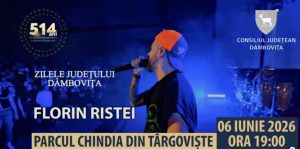 Florin Ristei urcă pe scena Zilelor Județului Dâmbovița 2026! Concert în Parcul Chindia