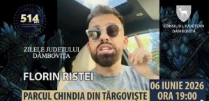 Florin Ristei urcă pe scena Zilelor Județului Dâmbovița 2026! Concert în Parcul Chindia