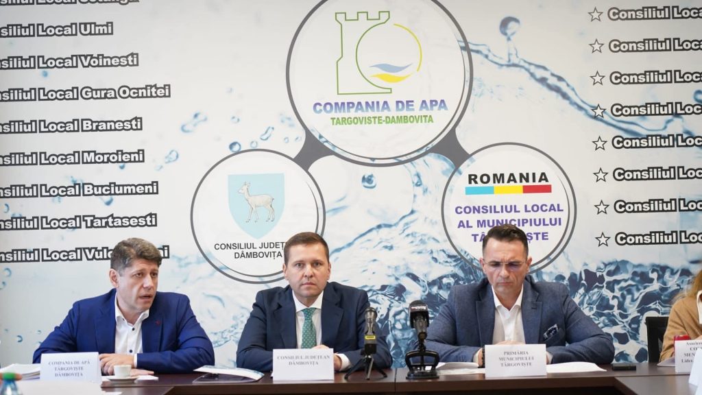 Investiție de peste 27 de milioane de euro pentru extinderea și modernizarea infrastructurii de apă și canalizare în Dâmbovița! 