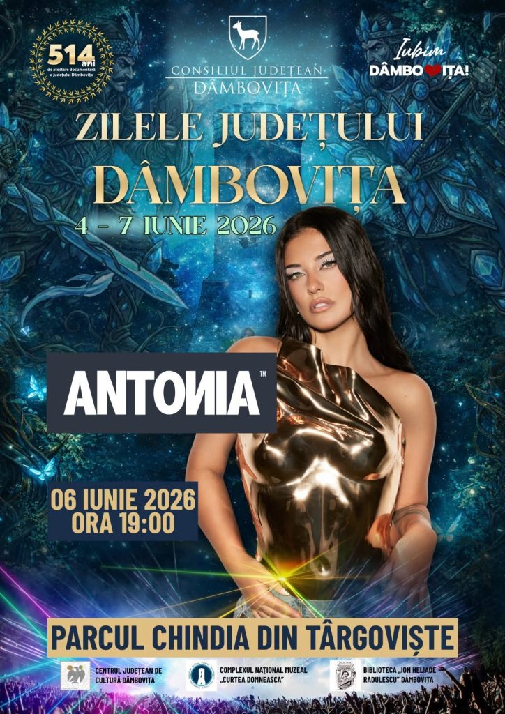 ANTONIA vine la „Zilele Județului Dâmbovița 2026”! Zilele Județului Dâmbovița