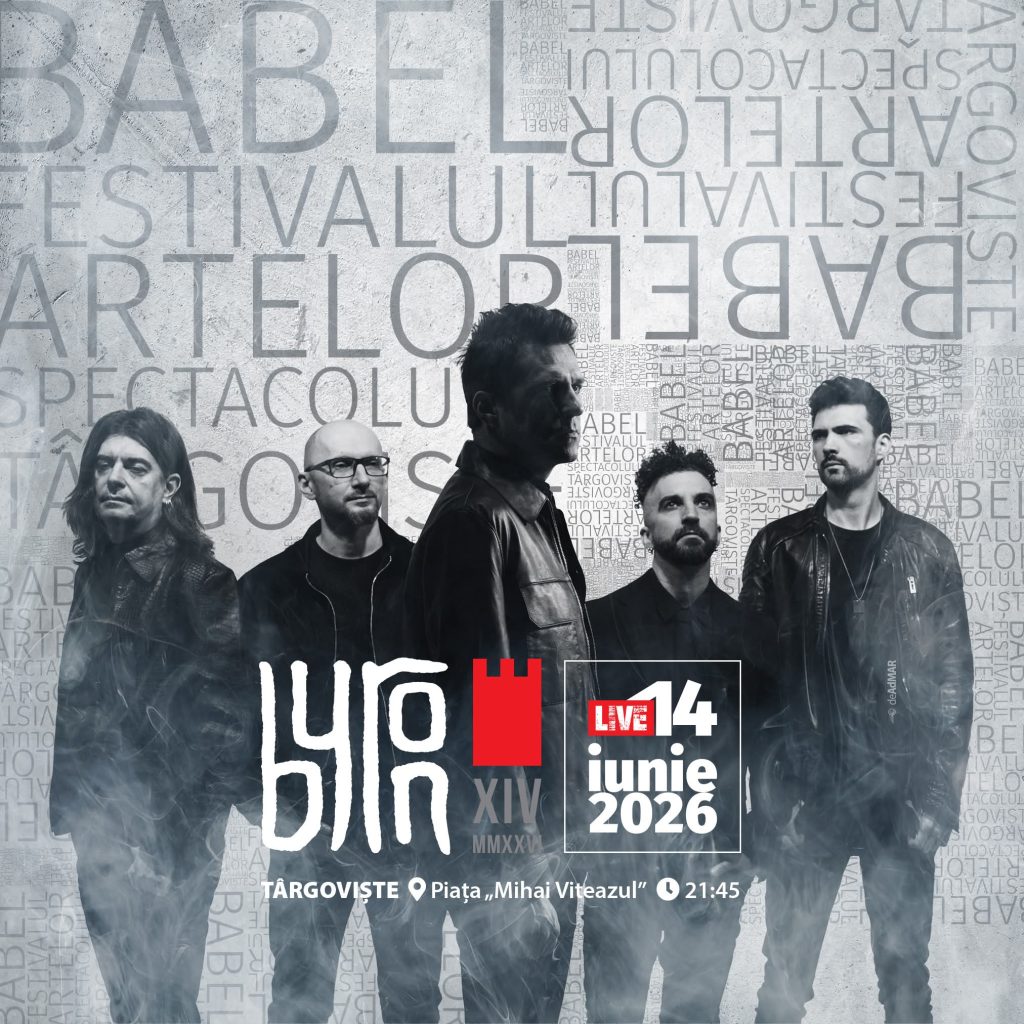 Byron închide Festivalul BABEL 2026 la Târgoviște! Byron închide Festivalul BABEL 2026 la Târgoviște!