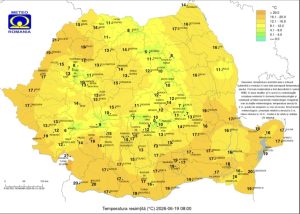 Caniculă în vestul și sud-vestul României. Vreme instabilă după-amiaza