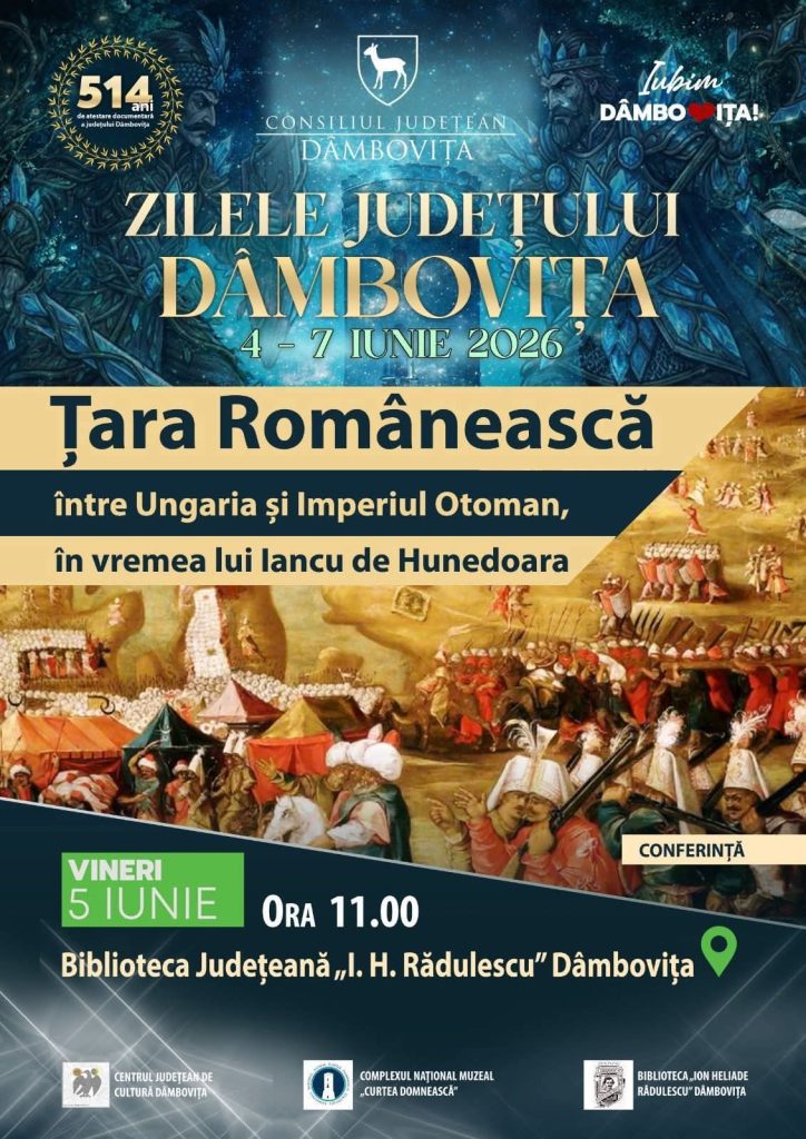 Conferință istorică la Biblioteca Județeană Dâmbovița în cadrul Zilelor Județului