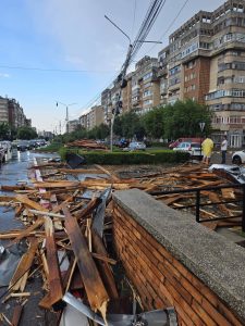 Furtună fără precedent la Târgoviște