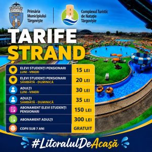 Ștrandul de la Complexul Turistic de Natație Târgoviște