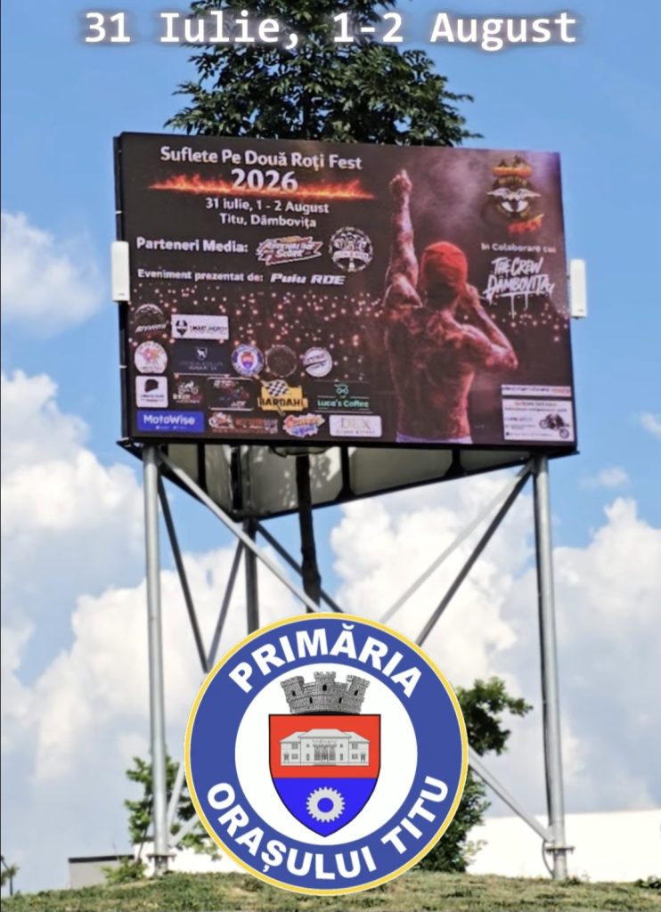 „Suflete pe Două Roți Fest 2026” ajunge la Titu: trei zile de adrenalină, muzică și comunitate moto!