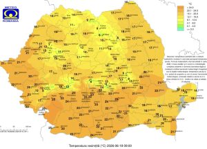 Vreme mai caldă decât normalul