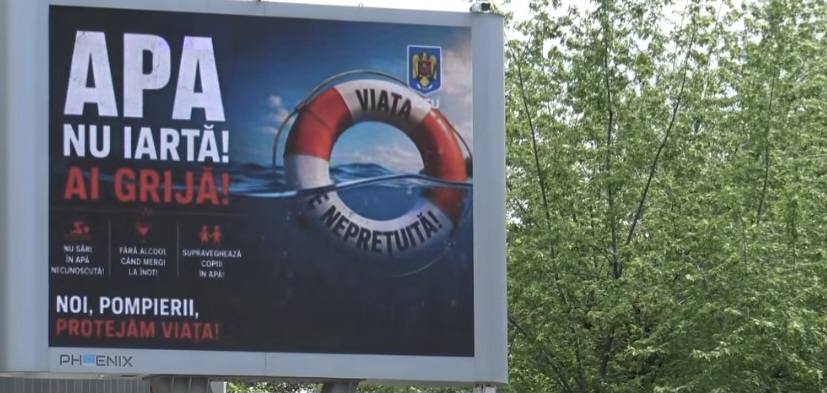 „Apa nu iartă! Ai grijă!” – Campanie națională pentru prevenirea tragediilor la scăldat „Apa nu iartă! Ai grijă!