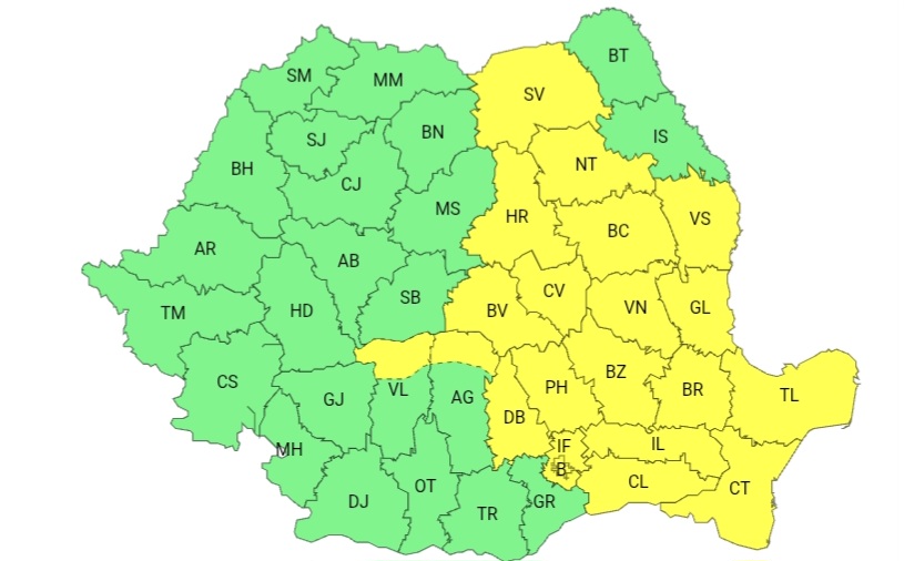 ALERTĂ METEO PENTRU DÂMBOVIȚA! Vreme severă astăzi – tratați avertizările cu maximă seriozitate! ALERTĂ METEO PENTRU DÂMBOVIȚA