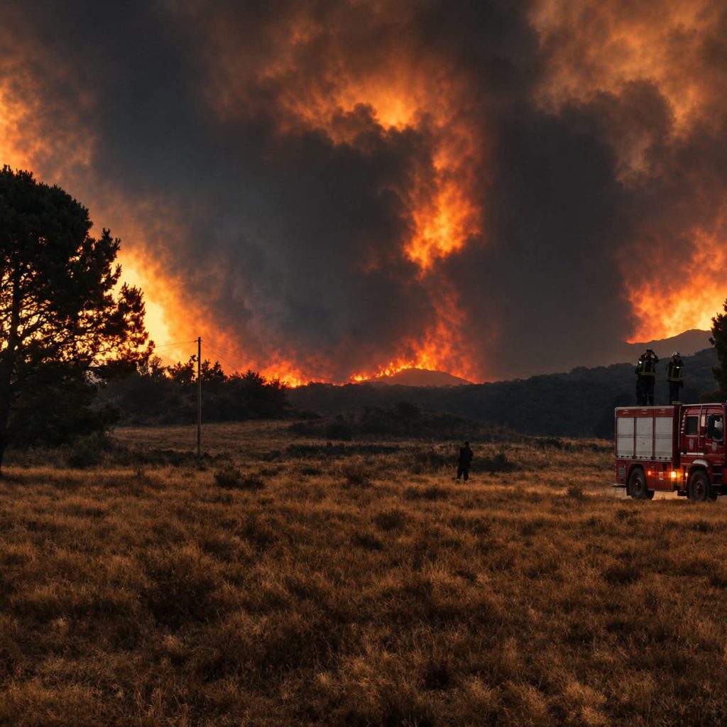 Avertisment de la ISU Dâmbovița privind incendiile de vegetație uscată