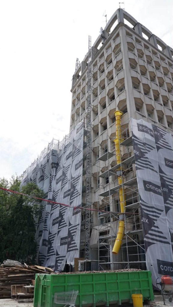 Lucrările de reabilitare la Palatul Administrativ sunt în plină desfășurare!