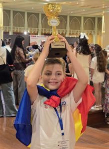 Darius-Andrei Butuligă a cucerit titlul de campion în cadrul Worldwide Mental Arithmetic Competition