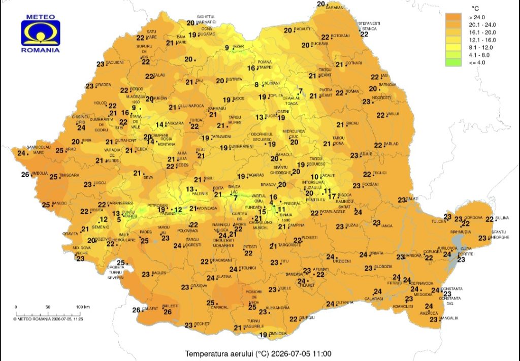 Atenție! Furtunile nu au spus ultimul cuvânt. Iulie cu o vreme cum rar am văzut, de la caniculă la furtuni Furtunile nu au spus ultimul cuvânt