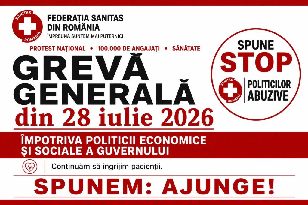 Grevă generală în spitale