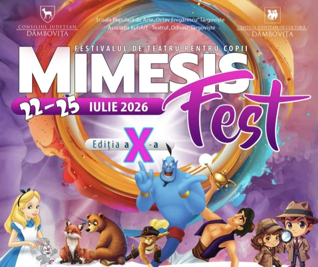 MIMESIS FEST începe mâine la Târgoviște! Patru zile de magie, teatru și distracție pentru copii MIMESIS FEST începe mâine la Târgoviște! Patru zile de magie, teatru și distracție pentru copii