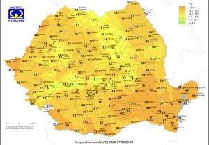 O nouă masă de aer rece lovește