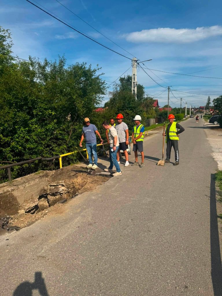 Trafic restricționat în Răzvad! Drumul Comunal DC 16, închis temporar din cauza unor surpări în zona podului de la Școala Gorgota Trafic restricționat în Răzvad