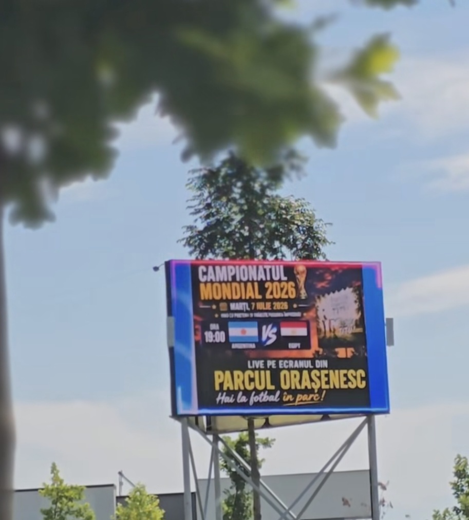 Fotbal, emoție și atmosferă de Mondial, în această seară la Titu! Primarul Laurențiu Costache îi invită pe suporteri în Parcul Orășenesc atmosferă de Mondial, în această seară la Titu!