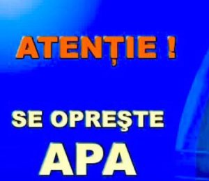 se opreste apa