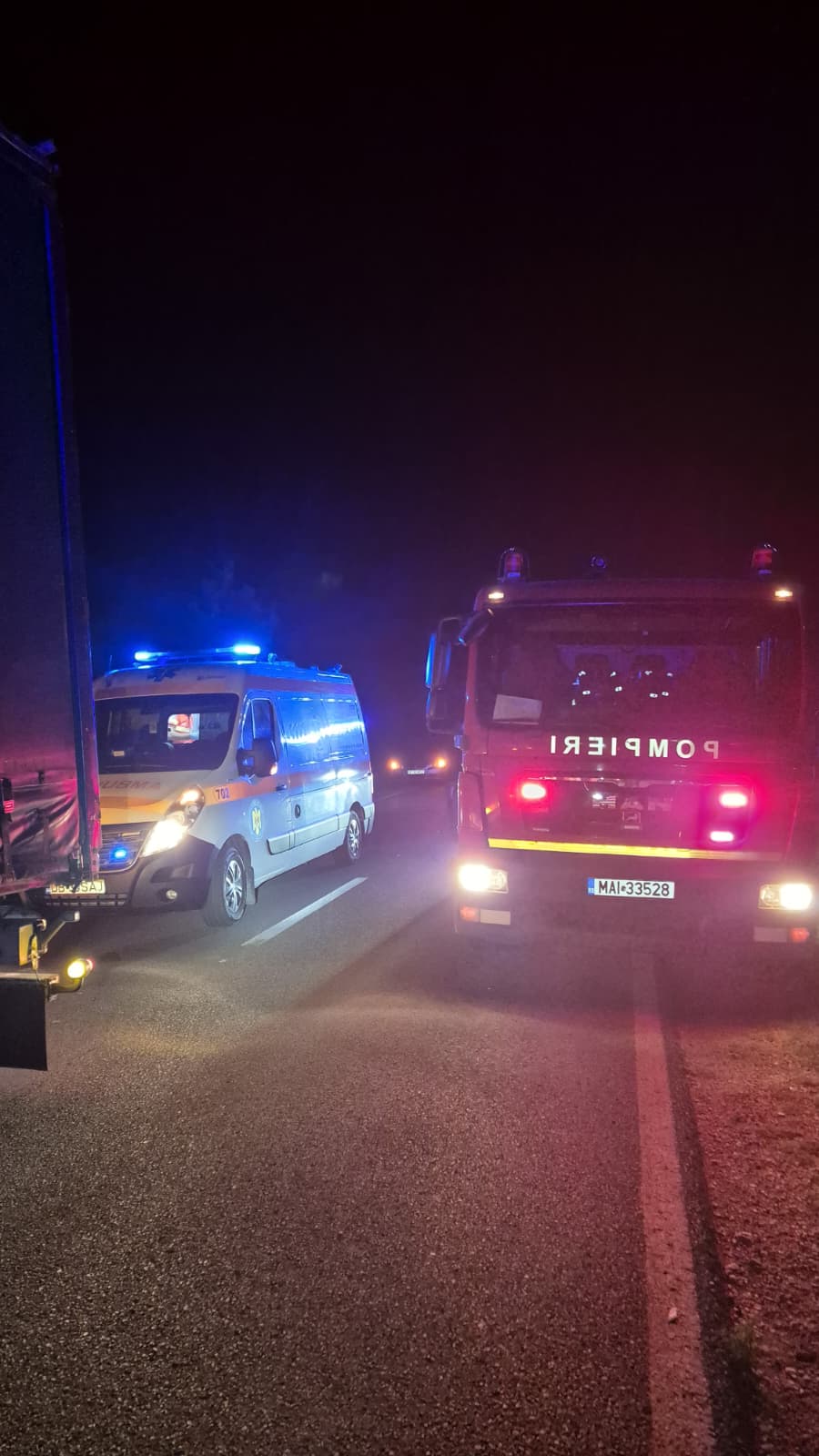 Cinci tineri au murit într-un accident rutier produs pe DN 61, în afara localității Grozăvești