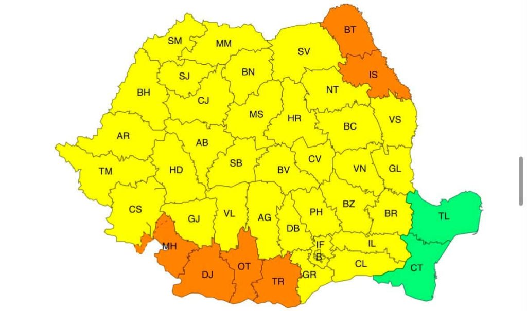 Caniculă în Dâmbovița, apoi schimbare de vreme. Temperaturile scad de duminică Caniculă în Dâmbovița
