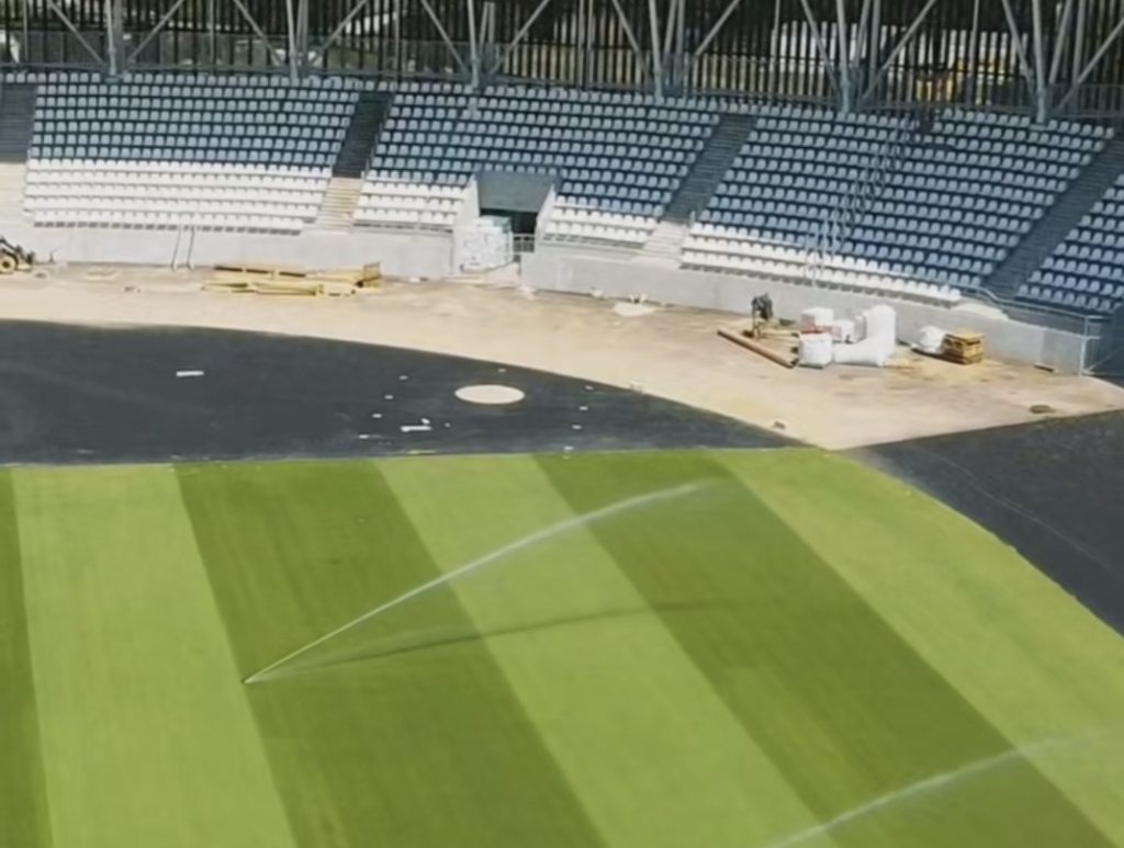 DÂMBOVIȚA ARENA, TOT MAI APROAPE DE MOMENTUL INAUGURĂRII! ESTE SPECTACULOASĂ!
