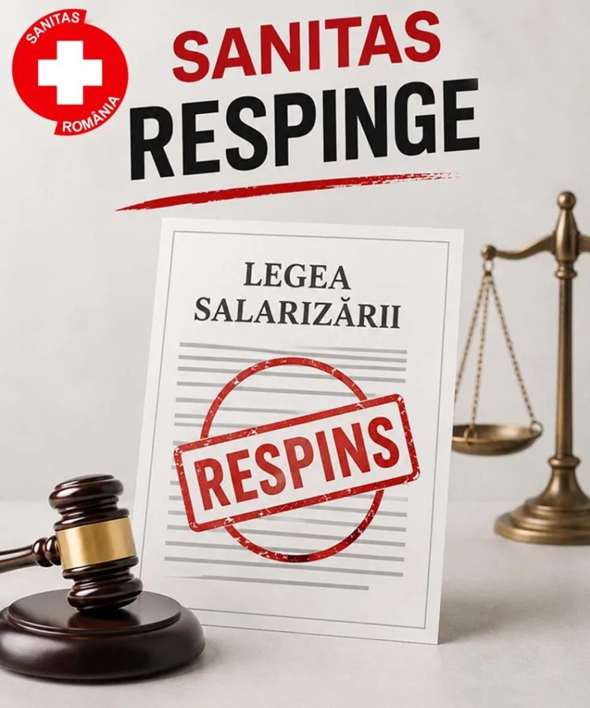 SANITAS respinge noua lege a salarizării: „Oferta de nerefuzat” a ministrului Pîslaru, considerată mai proastă decât variantele anterioare Federația SANITAS din România lansează un atac dur la adresa celei mai recente variante a proiectului legii salarizării, făcută publică pe 20 august 2026. Sindicaliștii susțin că documentul nu rezolvă problemele angajaților din Sănătate și Asistență socială și avertizează că noua formulă poate genera pierderi, inechități și lipsă de predictibilitate. Liderul Federației SANITAS, Iulian Pope, critică inclusiv declarațiile ministrului interimar al Muncii, Florin Manole Pîslaru, care a prezentat anterior proiectul drept o „ofertă de nerefuzat”. „Din punctul nostru de vedere, această variantă (...) este mai proastă decât cele prezentate anterior!”, a declarat Iulian Pope, acuzând că proiectul pune pe primul loc limitarea cheltuielilor bugetare și nu recunoaște corespunzător valoarea socială a muncii din Sănătate și Asistență socială. Sindicaliștii reclamă lipsa garanțiilor financiare SANITAS susține că proiectul este impredictibil, întrucât nu stabilește clar și credibil sursa de finanțare pentru creșterile salariale și plata sporurilor. Reprezentanții angajaților avertizează că, în lipsa unui mecanism de finanțare bine definit, drepturile salariale riscă să rămână dependente de viitoarele constrângeri bugetare și de deciziile politice. O altă nemulțumire vizează clasificarea activităților profesionale și a unităților sanitare în șase categorii. Potrivit SANITAS, mecanismul ar putea crea noi diferențe salariale între angajați care desfășoară activități comparabile. Sporurile de 20%, o nouă „linie roșie” Una dintre cele mai importante critici privește limitarea sporurilor la 20%, prevăzută în proiect. Sindicaliștii spun că sporurile nu sunt privilegii, ci compensații pentru condițiile speciale în care lucrează personalul medical și din asistență socială: ture, activitate în weekend și sărbători legale, riscuri profesionale, expunere, precum și solicitare fizică și psihică. „Nu putem accepta o construcție salarială care, sub pretextul reformei și al echității, riscă să producă noi inechități, noi incertitudini și noi pierderi pentru angajați”, transmite Federația SANITAS. SANITAS cere parlamentarilor să respingă proiectul Federația solicită tuturor partidelor parlamentare să respingă proiectul în forma actuală și le cere parlamentarilor să nu voteze o lege pe care o consideră „inechitabilă” și „injustă”. Sindicaliștii susțin că o nouă lege a salarizării trebuie să țină cont nu doar de constrângerile bugetare, ci și de responsabilitatea, complexitatea și riscurile asociate muncii din Sănătate și Asistență socială. Greva rămâne suspendată, nu încheiată Un avertisment important vine la finalul comunicatului. SANITAS reamintește Guvernului că greva din Sănătate este suspendată, nu încheiată. Sindicaliștii susțin că suspendarea a fost o decizie de responsabilitate, menită să ofere timp pentru negocierea unei soluții acceptabile. Dacă însă proiectul final va ignora în continuare revendicările angajaților și va fi considerat mai slab decât variantele precedente, SANITAS avertizează că motivele care au dus la declanșarea conflictului de muncă nu au dispărut, ci s-au accentuat. Tensiunile dintre Guvern și angajații din Sănătate și Asistență socială intră astfel într-o nouă etapă, iar proiectul legii salarizării riscă să devină un nou punct major de conflict între autorități și sindicate.