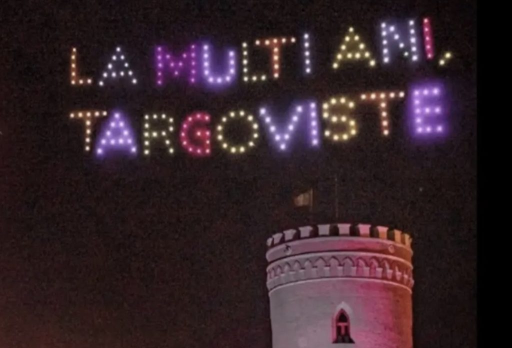 Turnul Chindiei, transformat într-un spectacol de lumină la Zilele Cetății Târgoviște
