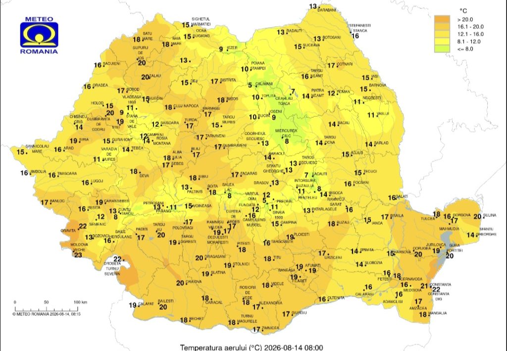 Vremea se răcorește 