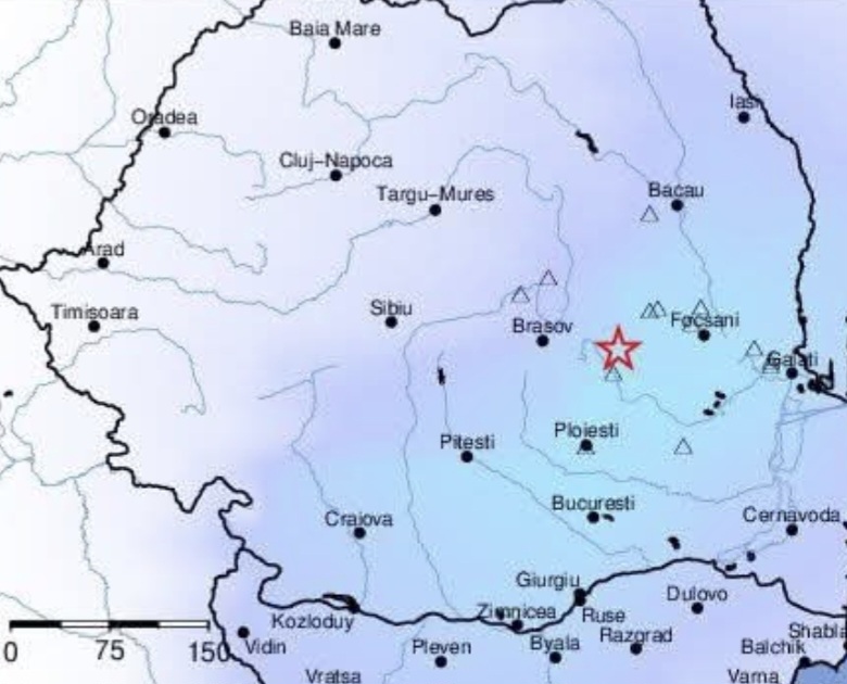 Cutremur de 4,1 grade, produs duminică dimineață în zona seismică Vrancea Cutremur de 4,1 grade, produs duminică dimineață în zona seismică Vrancea